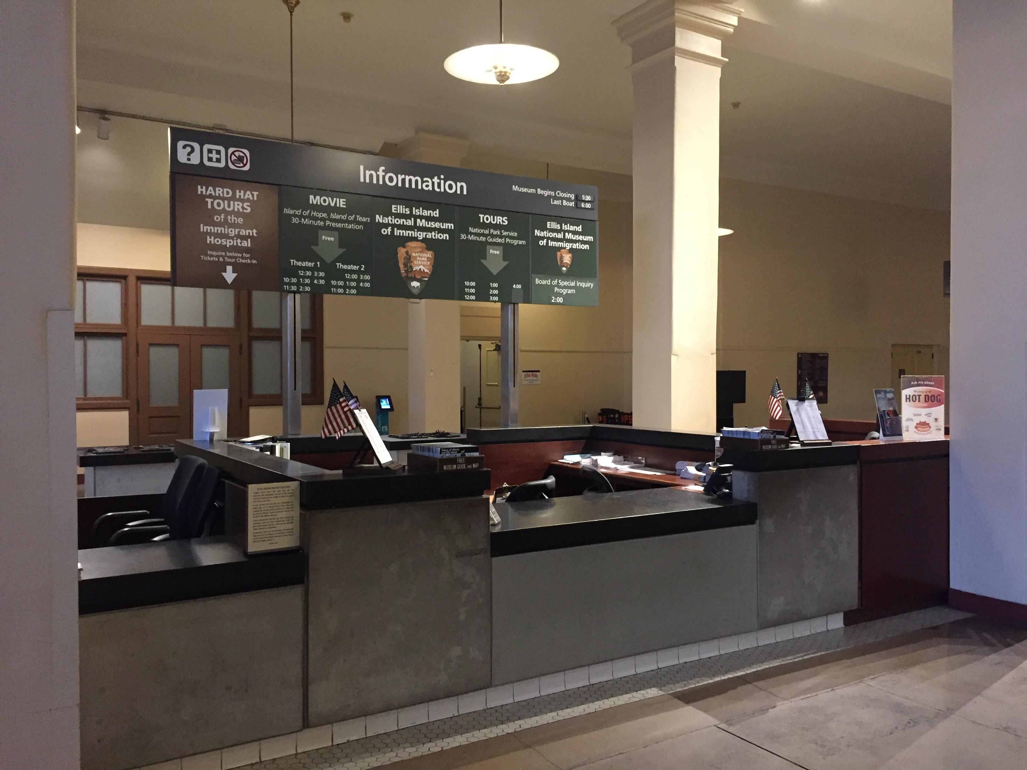 Cover image for Ellis Island Information Desk