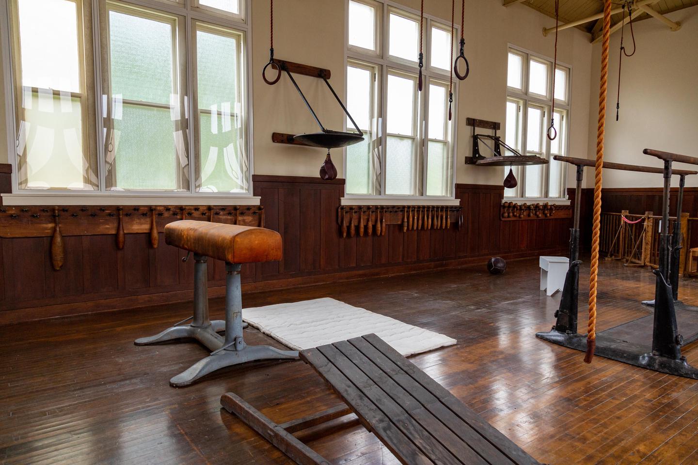 The Fordyce GymnasiumThe Fordyce Bathhouse also offered it's patients a gym