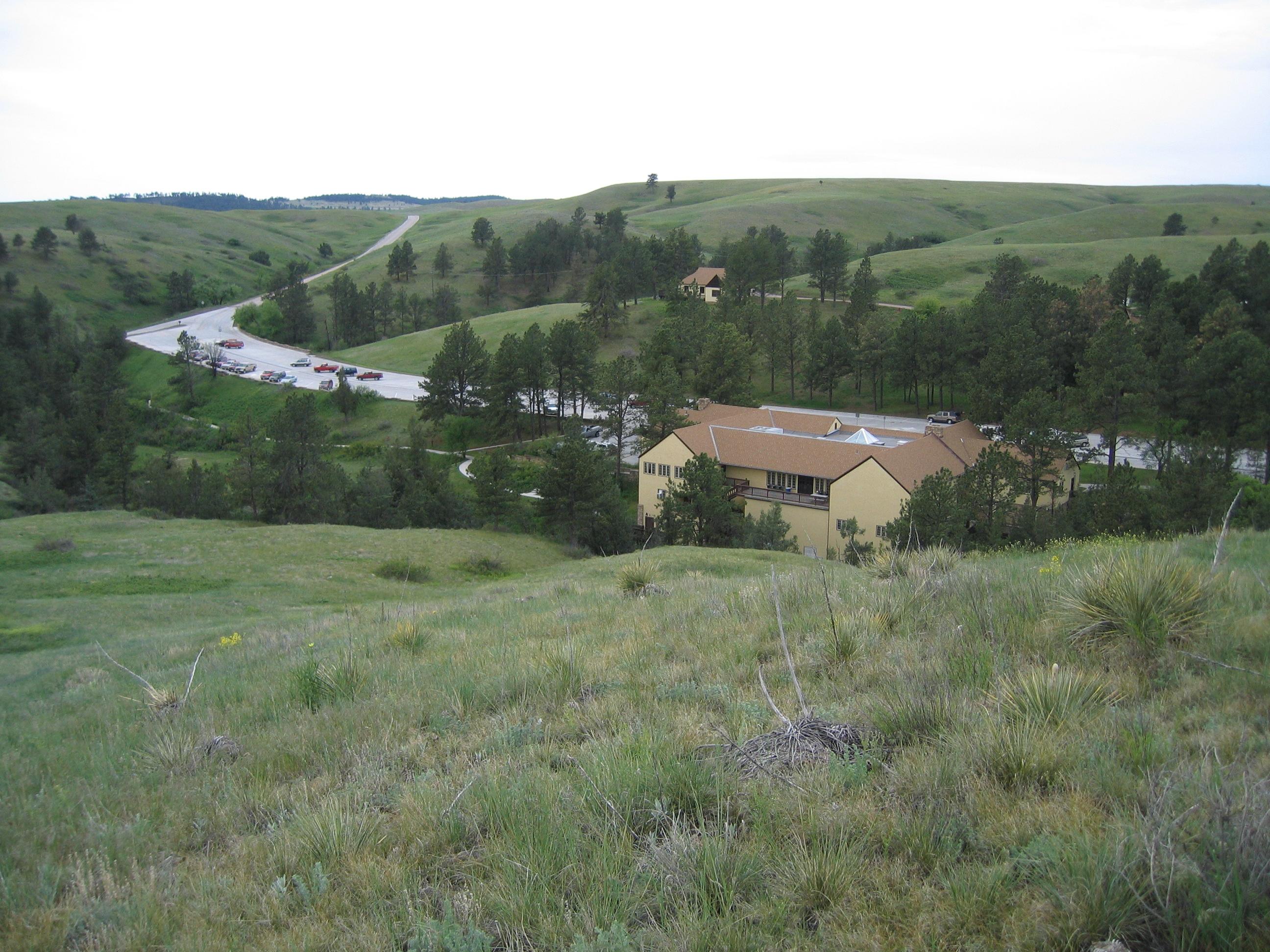 Visitor Center from Prairie Vista Trail
