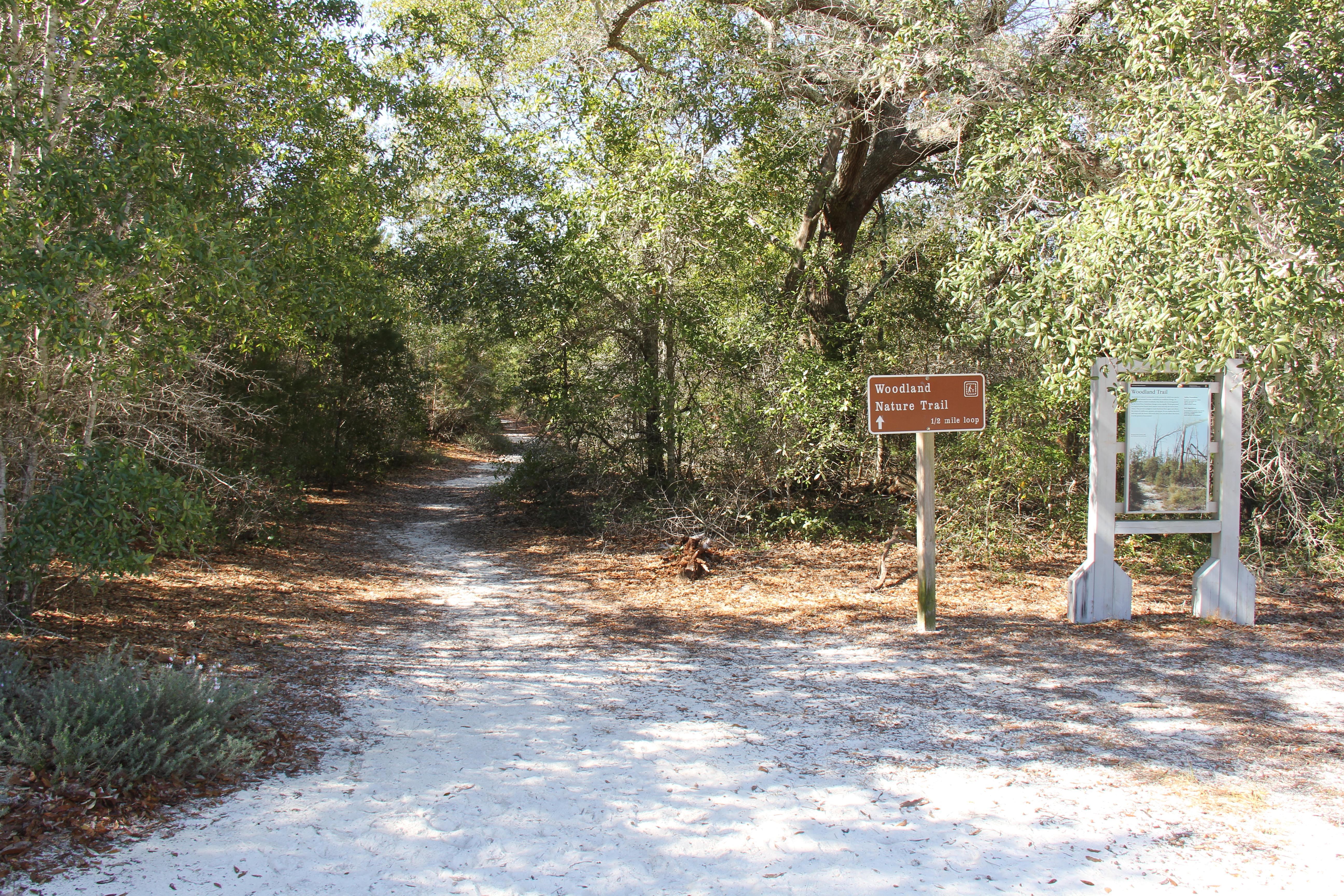 Woodland Nature Trail Trailhead