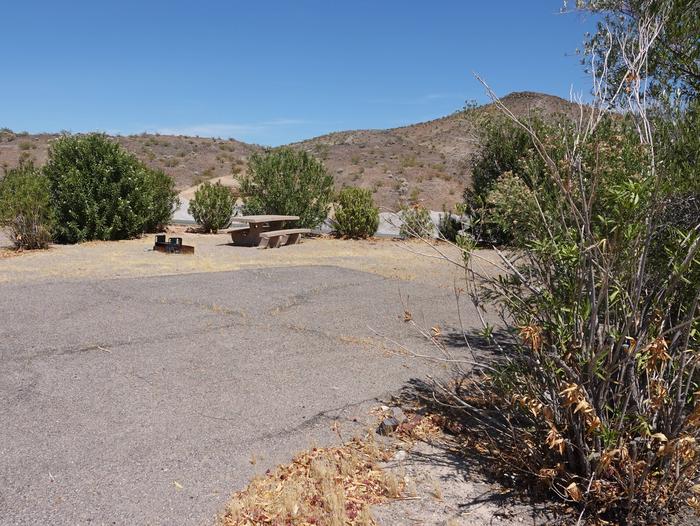 Campsite located in a desert settingCallville Bay Campground Site 48