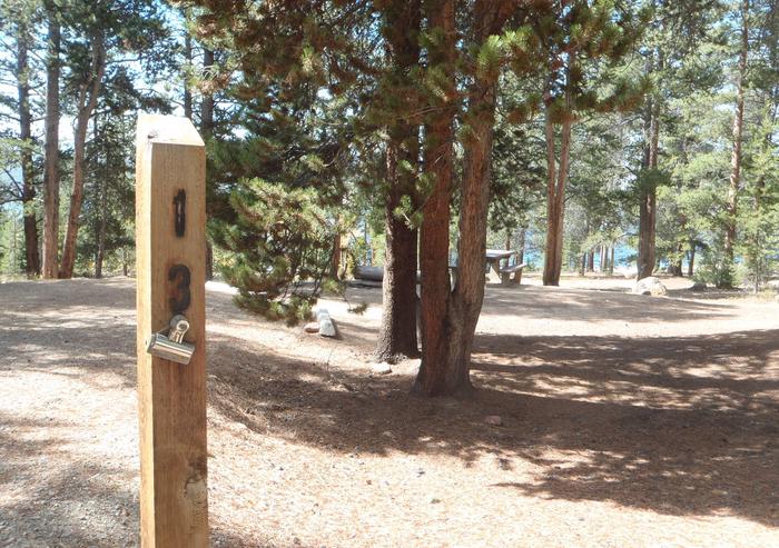 Baby Doe Campground, Site 13 marker