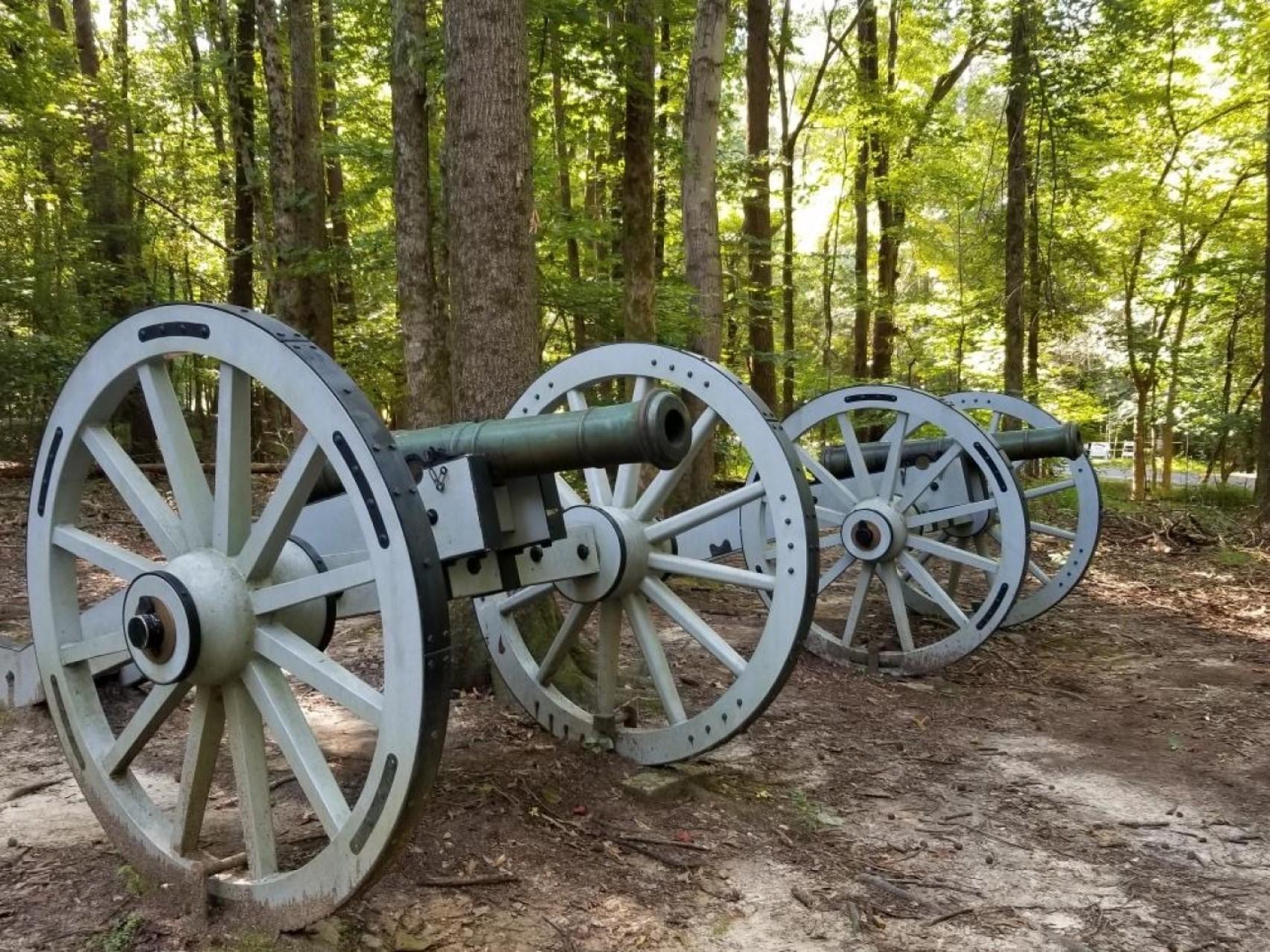6 pounder cannons