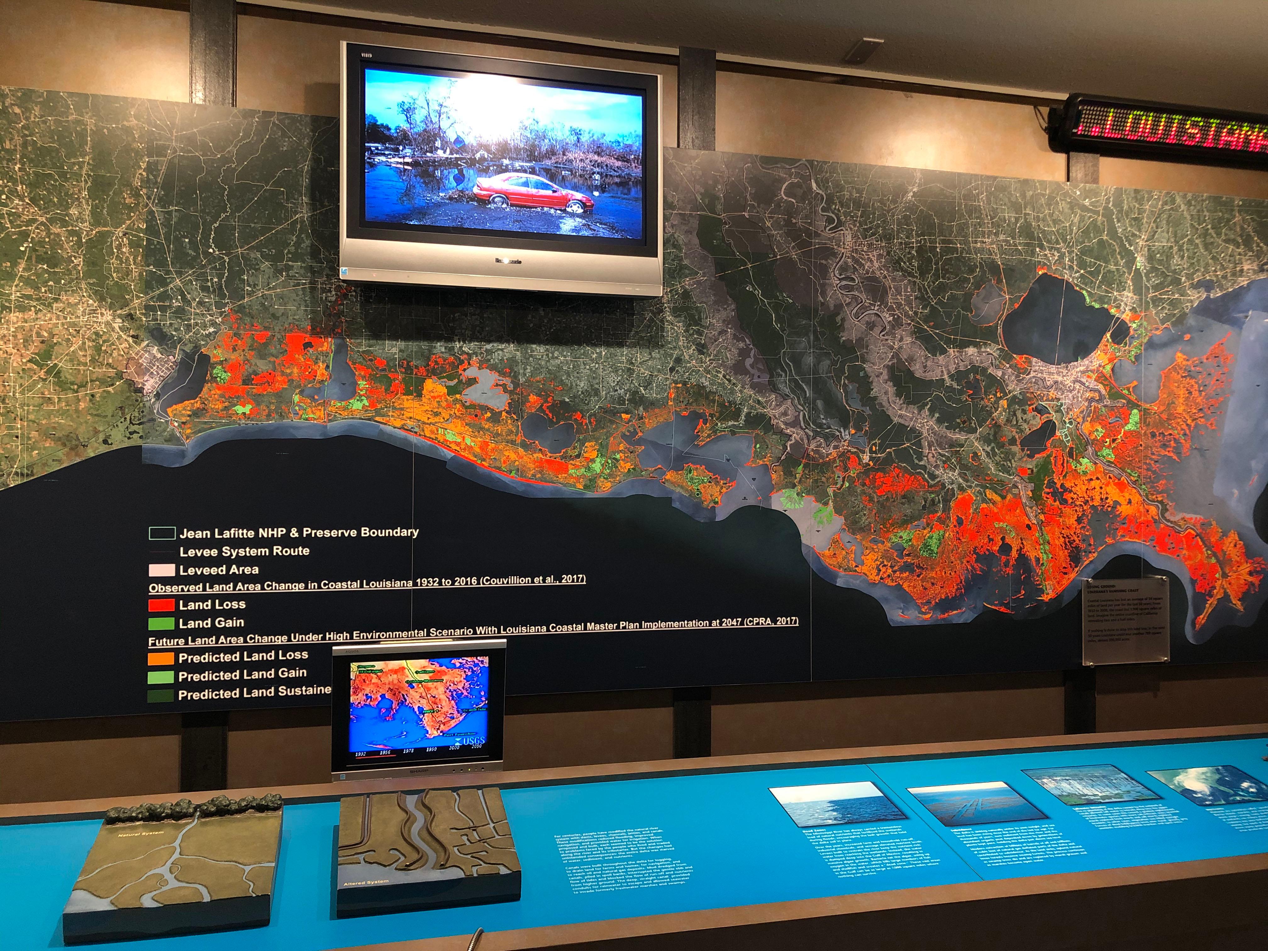 Area Map Inside the Visitor Center