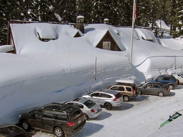 Steel Visitor Center in Winter