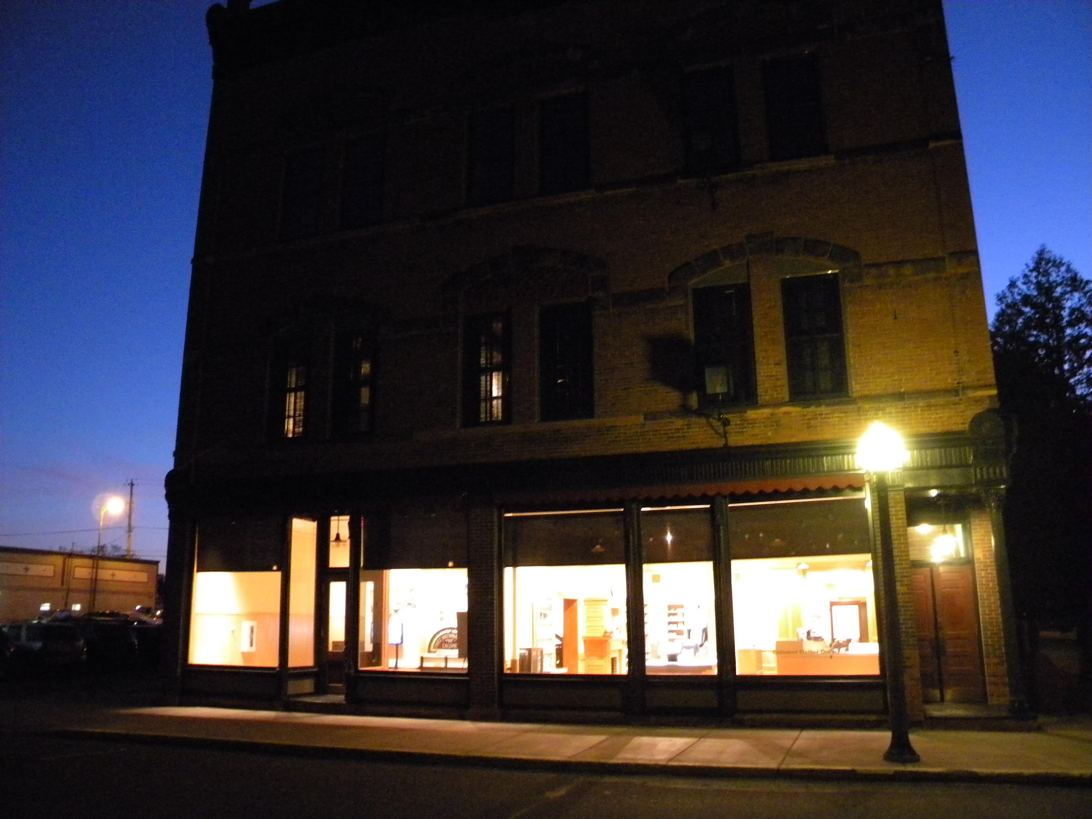 Calumet Visitor Center Night