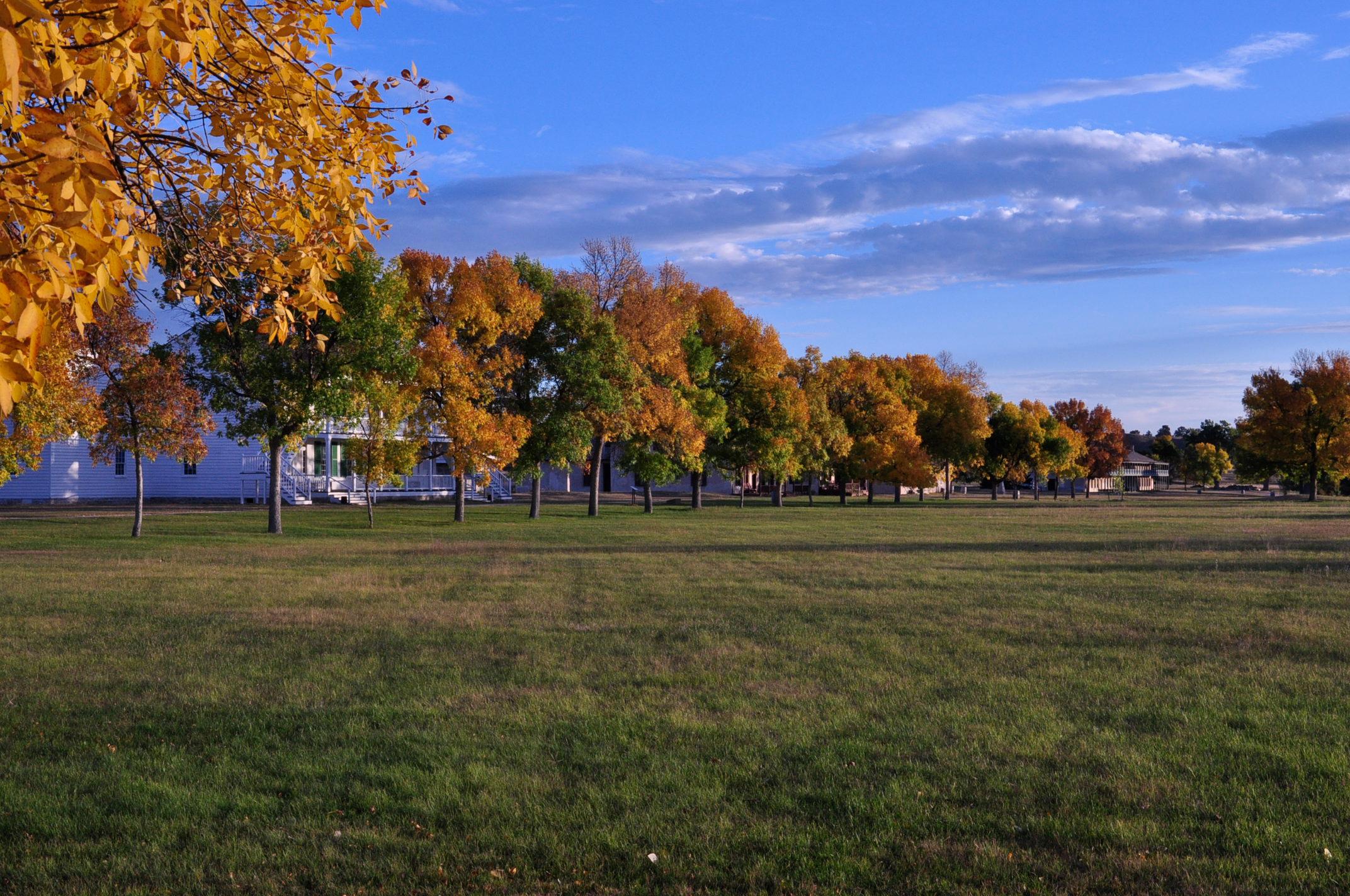 Fall colors on the Parade Ground