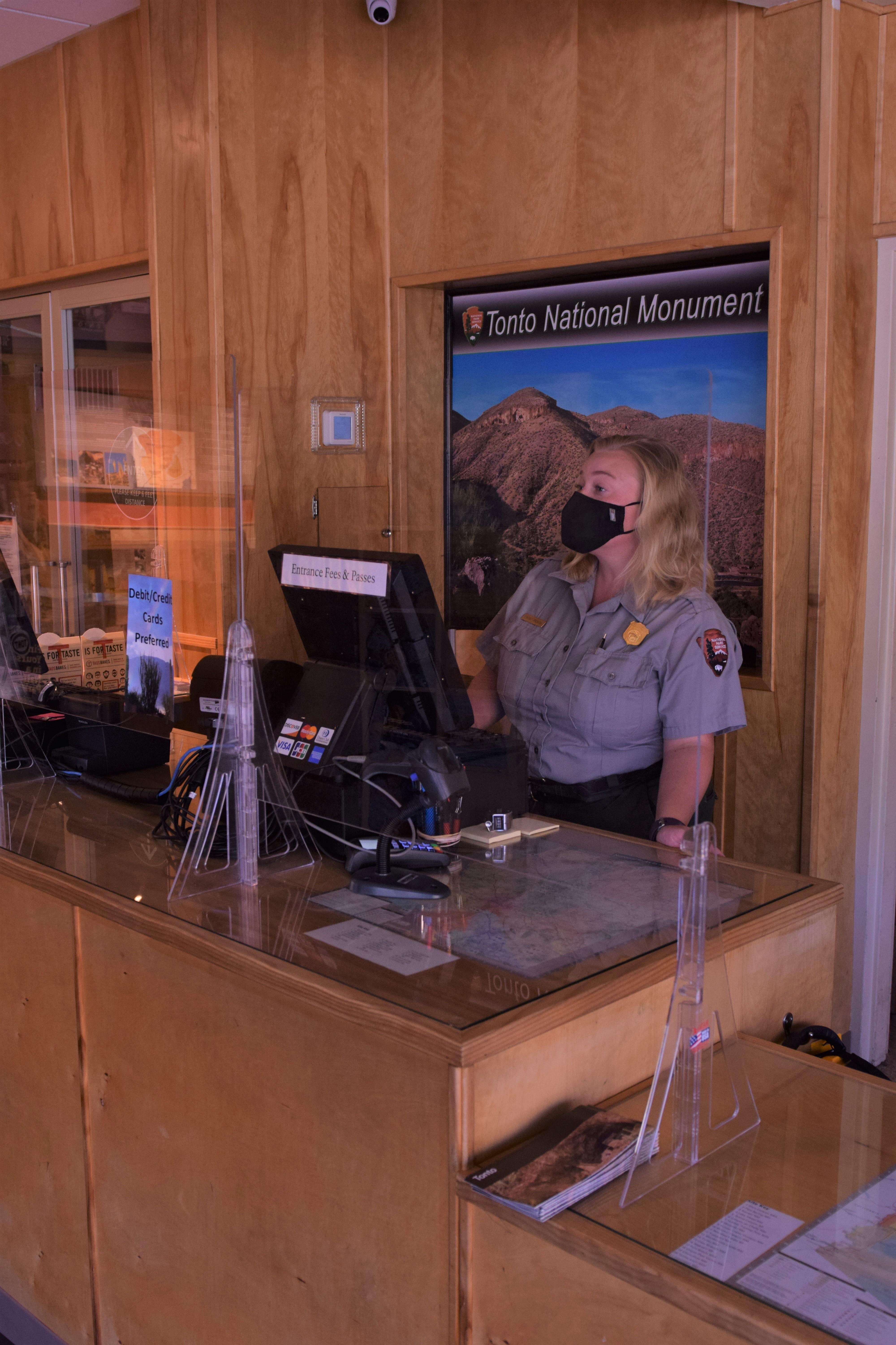 Ranger at Desk