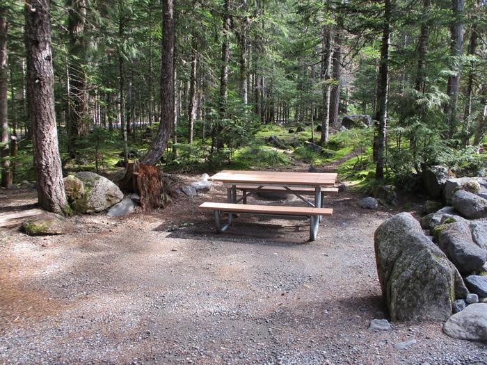 Picnic Table, Tent area
