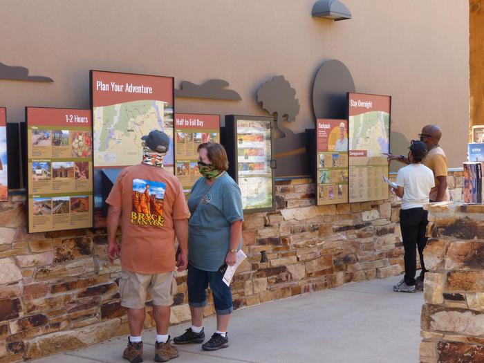 Peruse the Outdoor Exhibits at Escalante Interagency Visitor CenterAfter hours or when the visitor center is closed, you can still use the outdoor exhibits to help with trip planning.