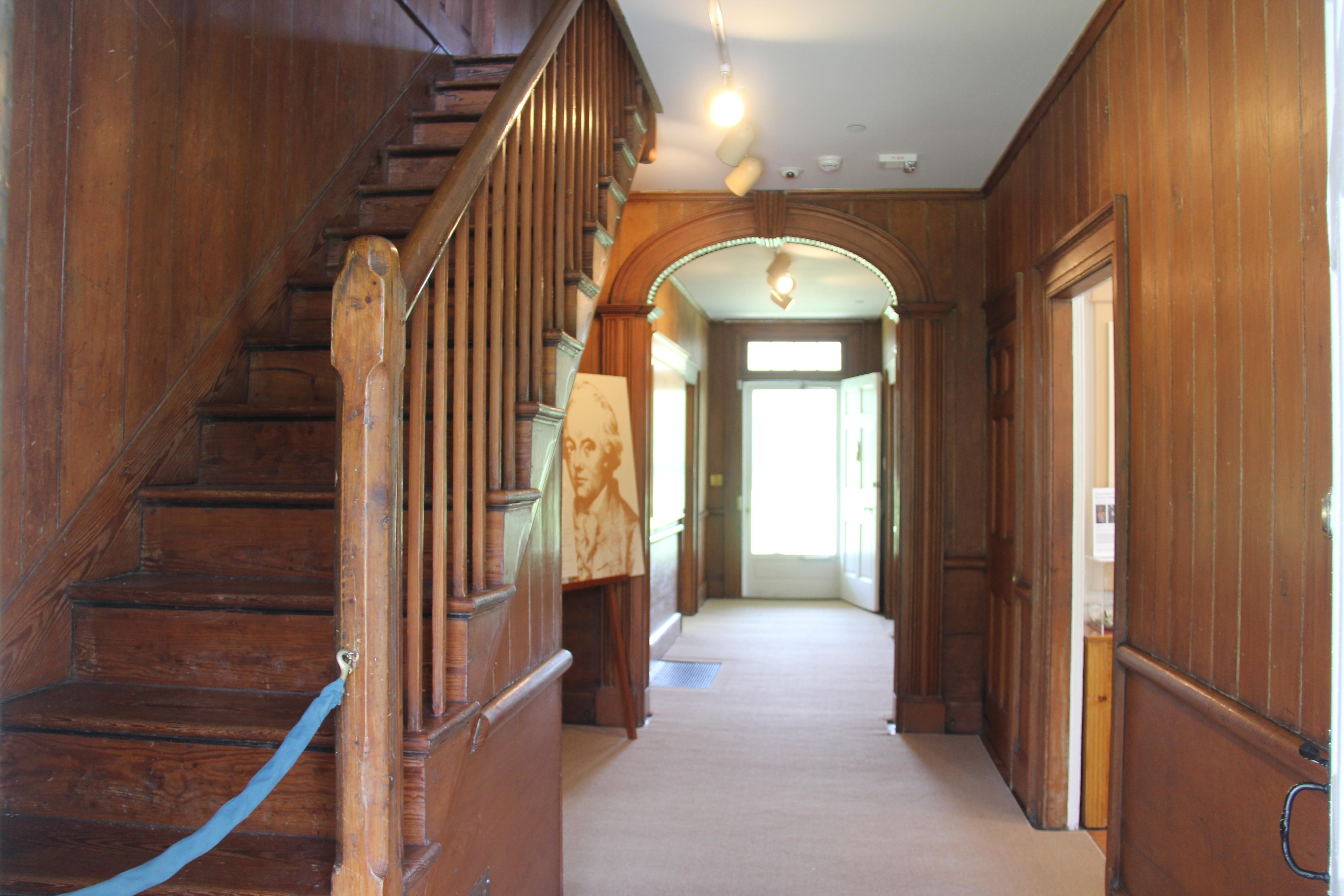 Charles Pinckney NHS Main Hallway Inside Historic House