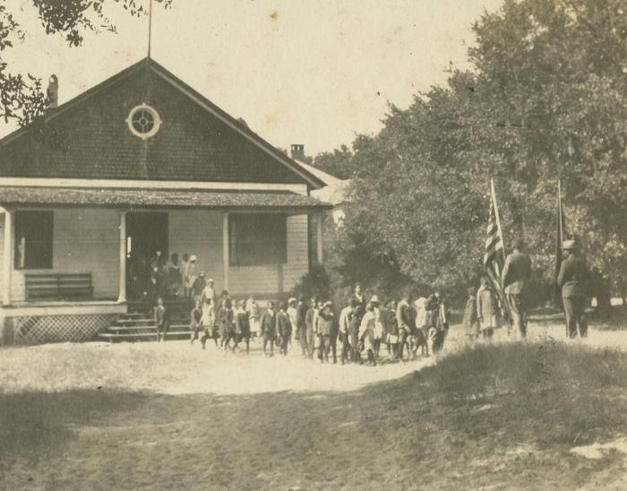 Historic Photo of Darrah HallDarrah Hall has been a community gathering place for generations of Sea Island residents.
