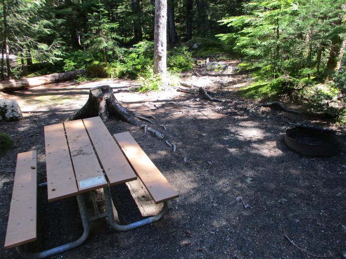 Picnic table, Fire ring