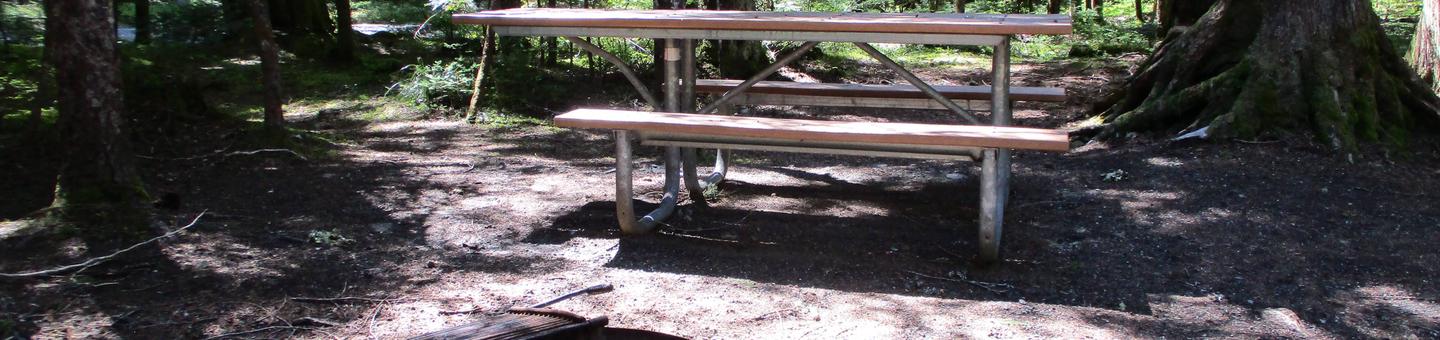 Picnic table, Fire ring