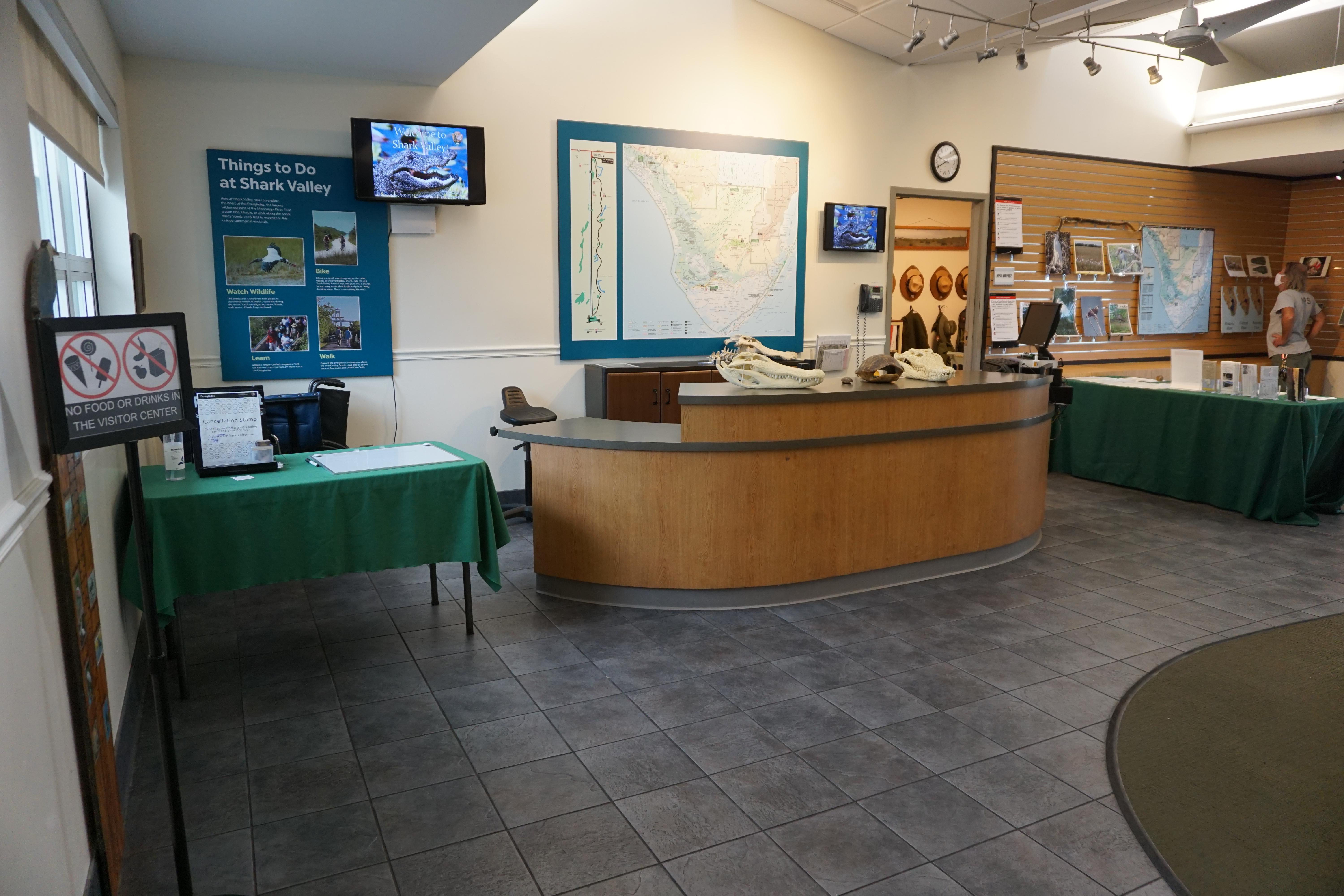 Shark Valley Visitor Center Information Desk