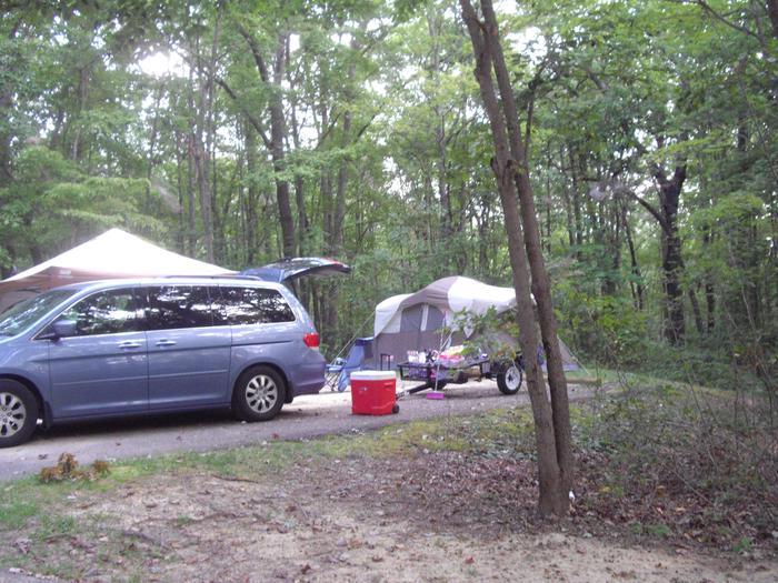 Site A8Site A8 is one of 4 campsites on a cul-de-sac.  Close to pool.  Low traffic area.