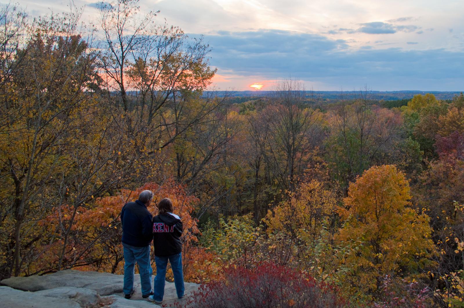 The Ledges Overlook in Fall