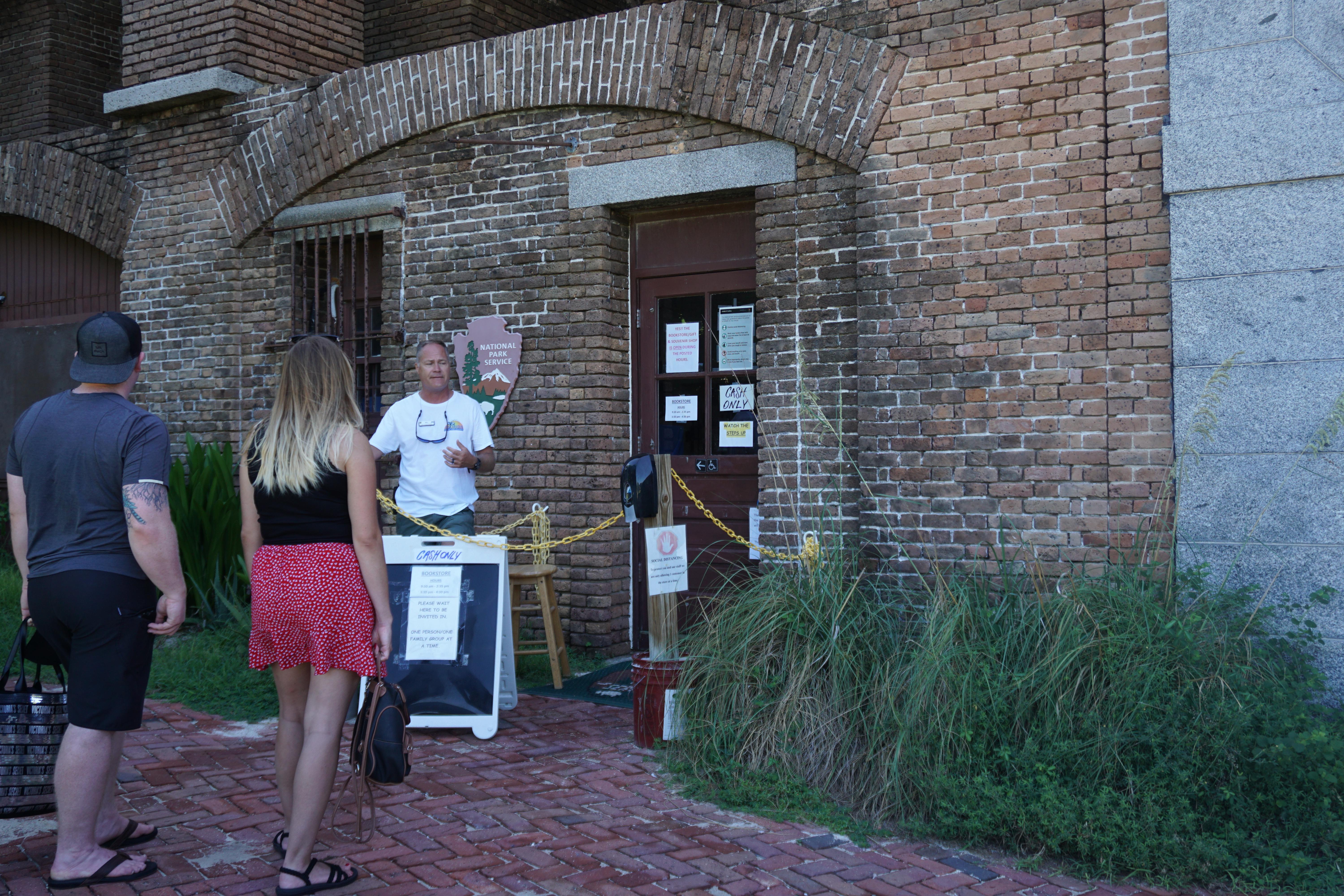 Garden Key Visitor Center Front Door