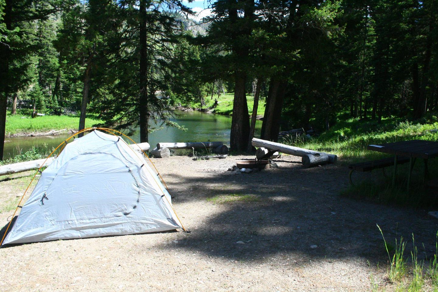 Slough Creek Campground Site #1..Slough Creek Campground Site #1