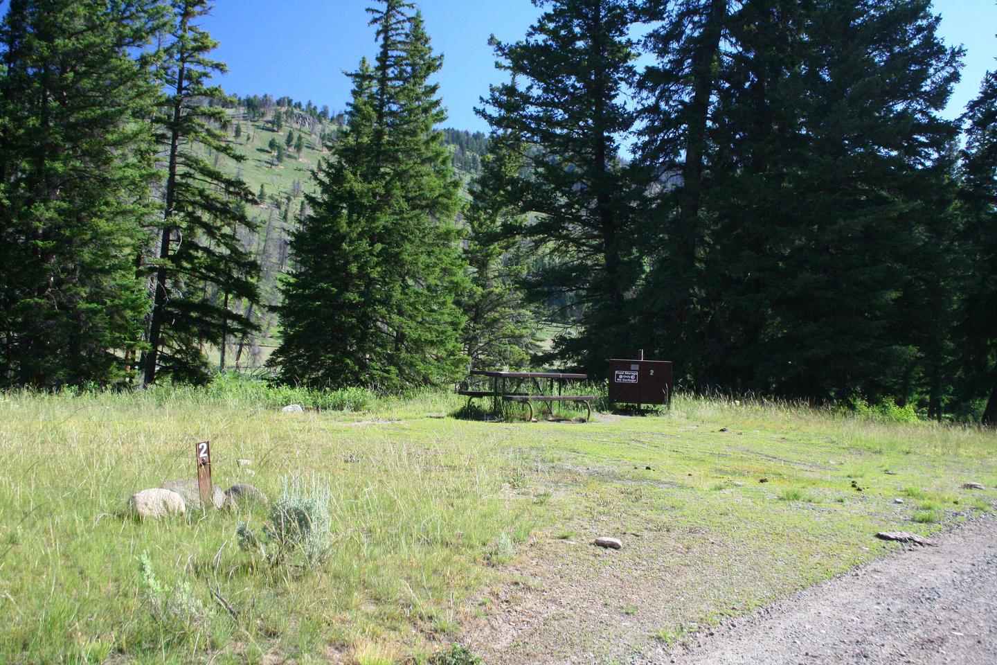 Slough Creek Campground Site #2.Slough Creek Campground Site #2