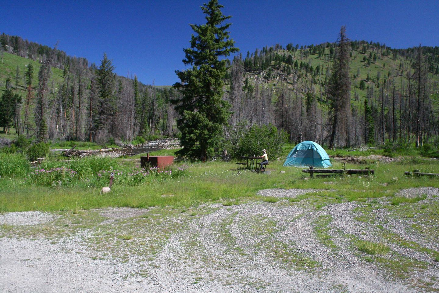 Slough Creek Campground Site #5..Slough Creek Campground Site #5