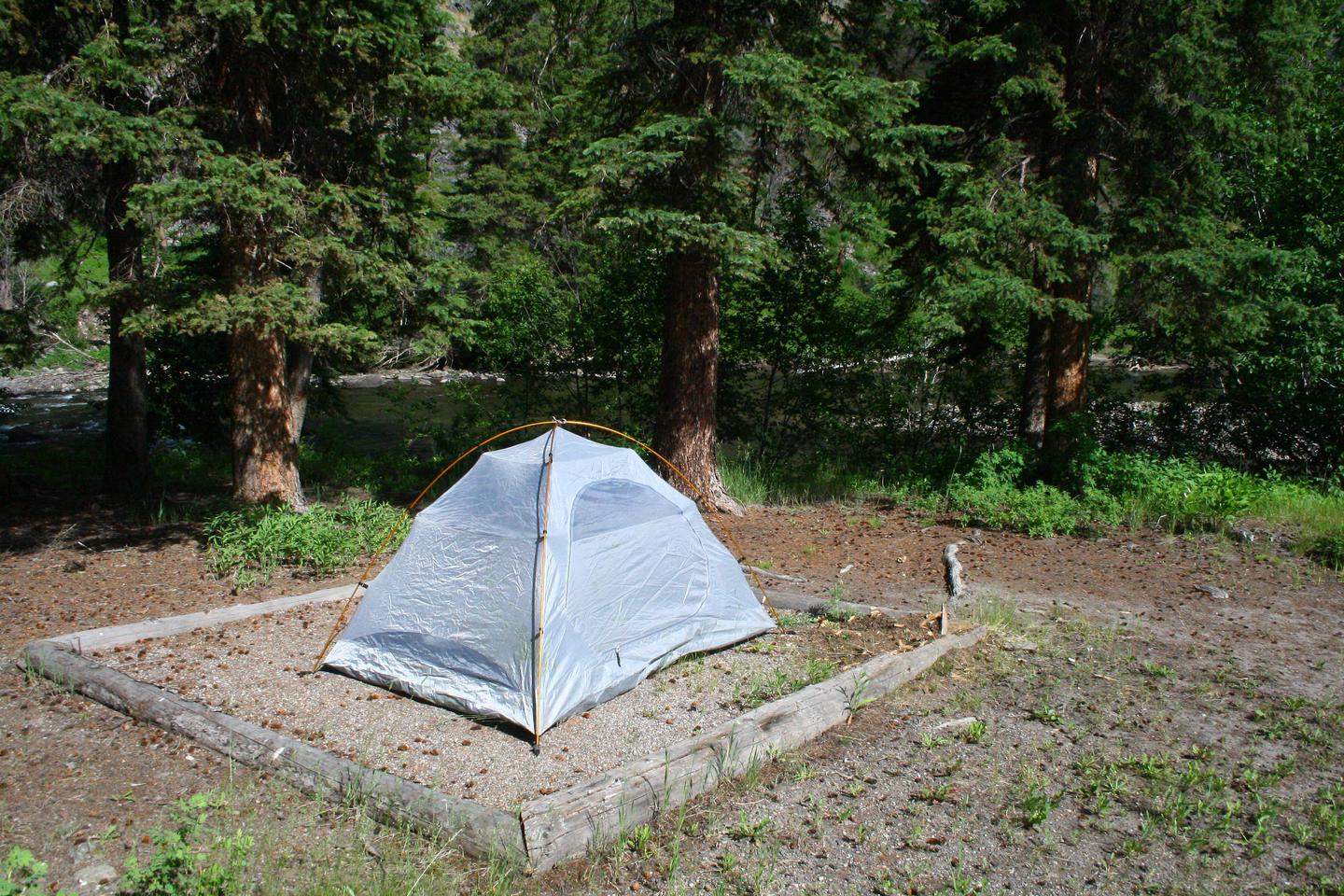 Slough Creek Campground Site #11..Slough Creek Campground Site #11