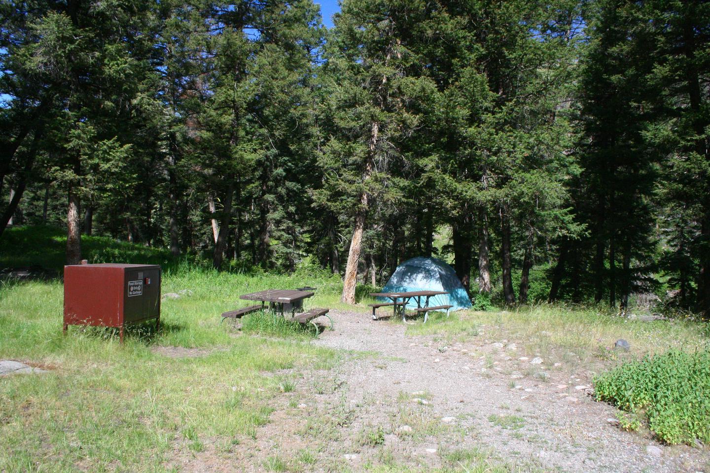 Slough Creek Campground Site #12.Slough Creek Campground Site #12