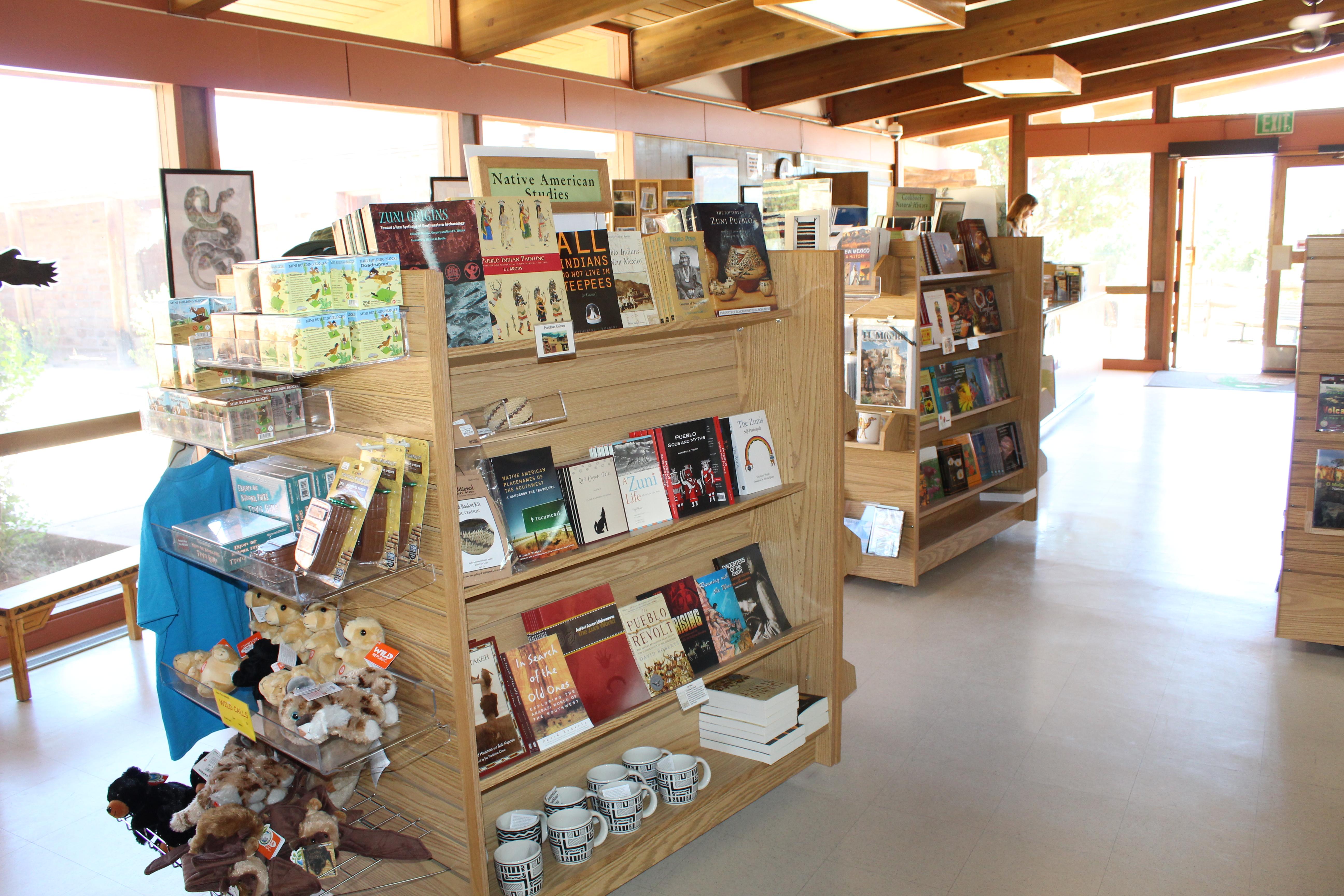 Inside the El Morro Visitor Center