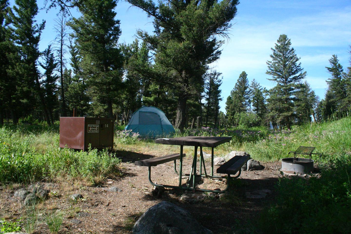 Slough Creek Campground Site #14.Slough Creek Campground Site #14