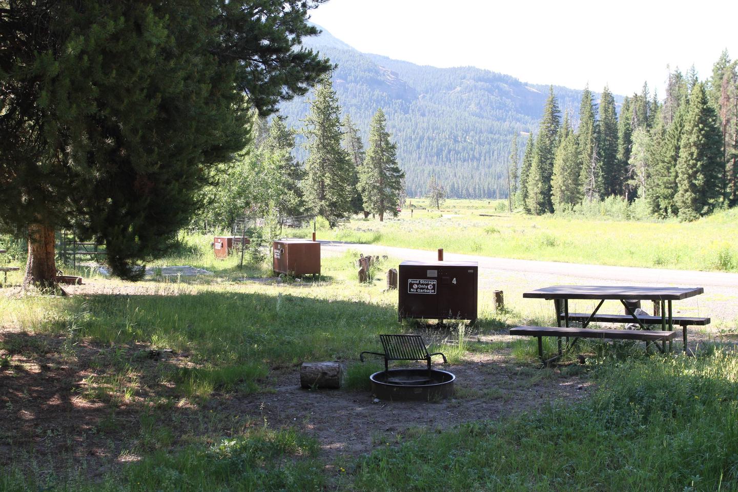 Pebble Creek Campground Site #4