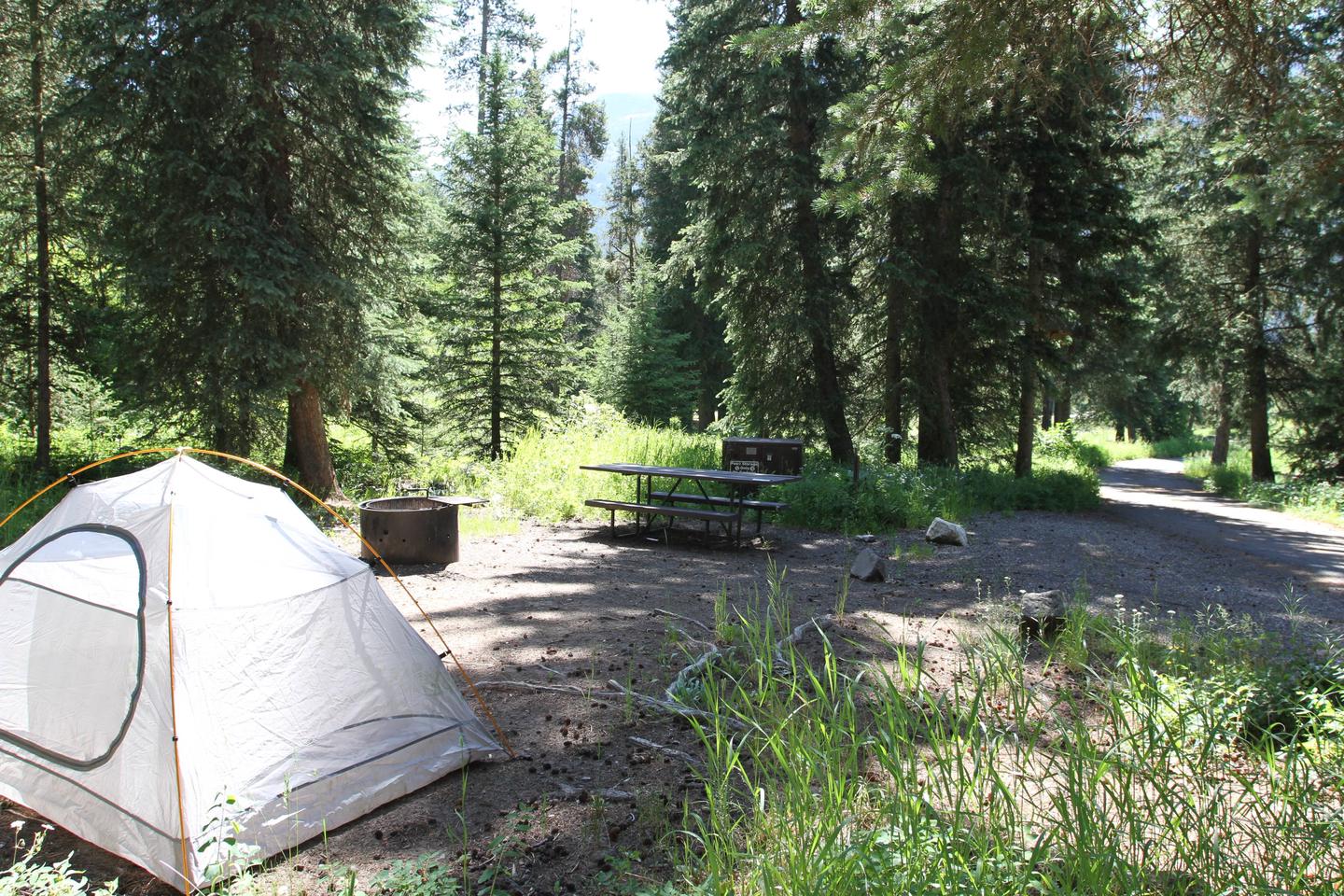 Pebble Creek Campground Site #9.Pebble Creek Campground Site #9