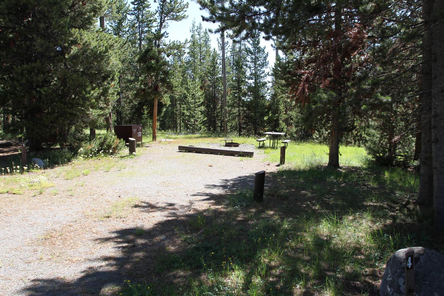 Indian Creek Campground site #4