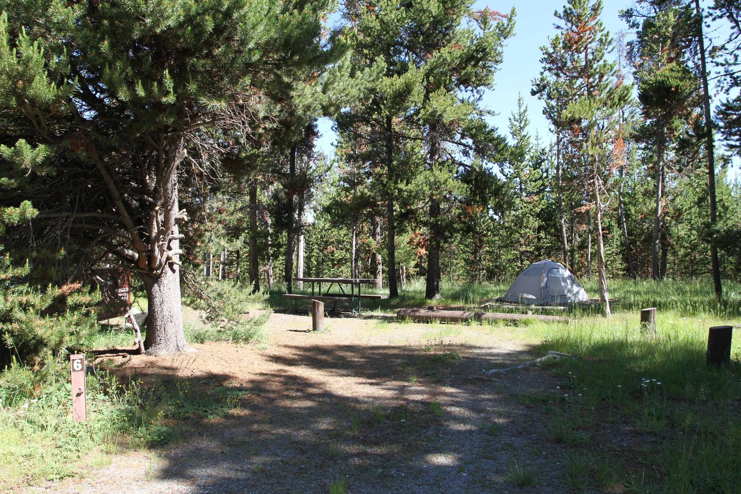 Indian Creek Campground site #6