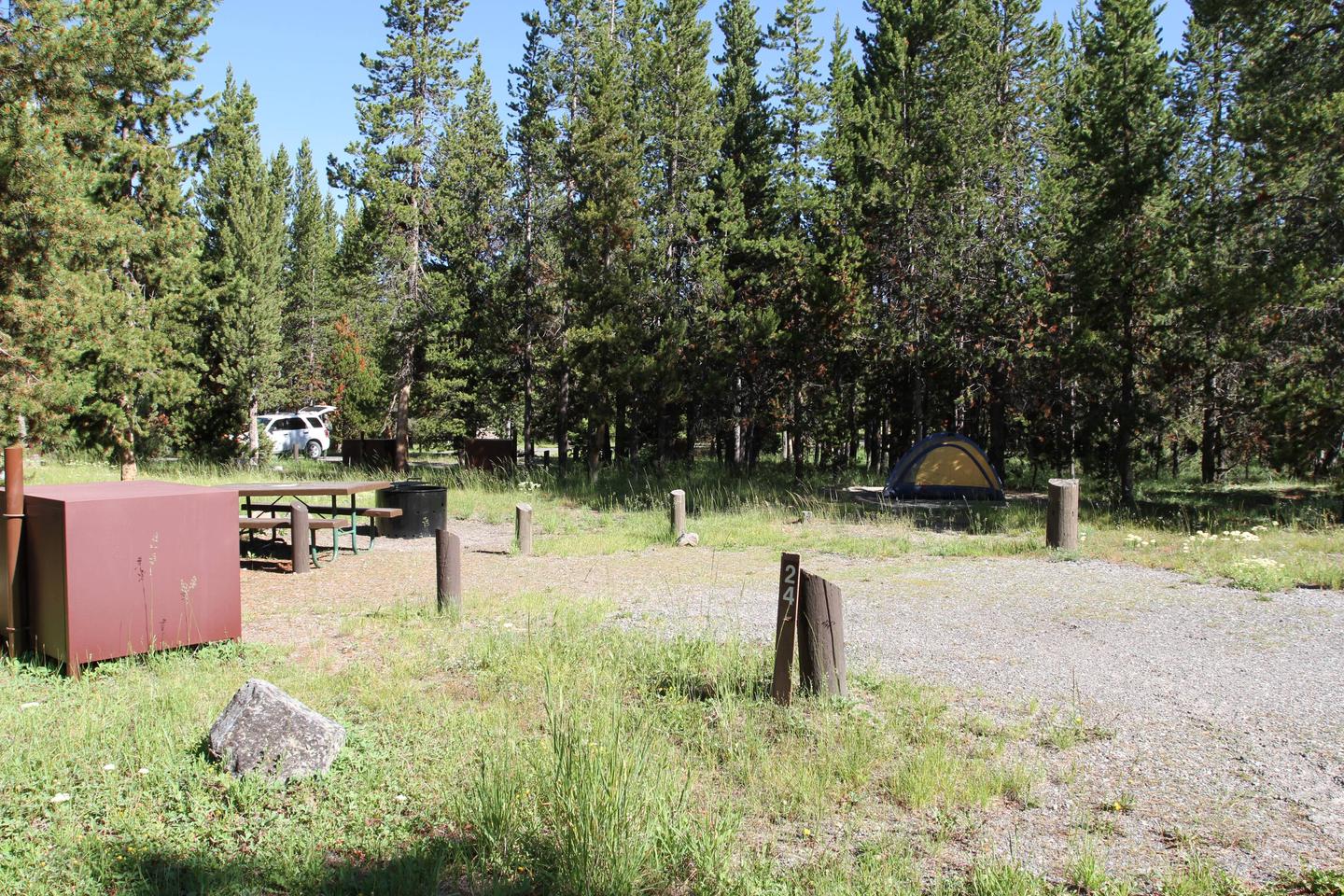 Indian Creek Campground site #24