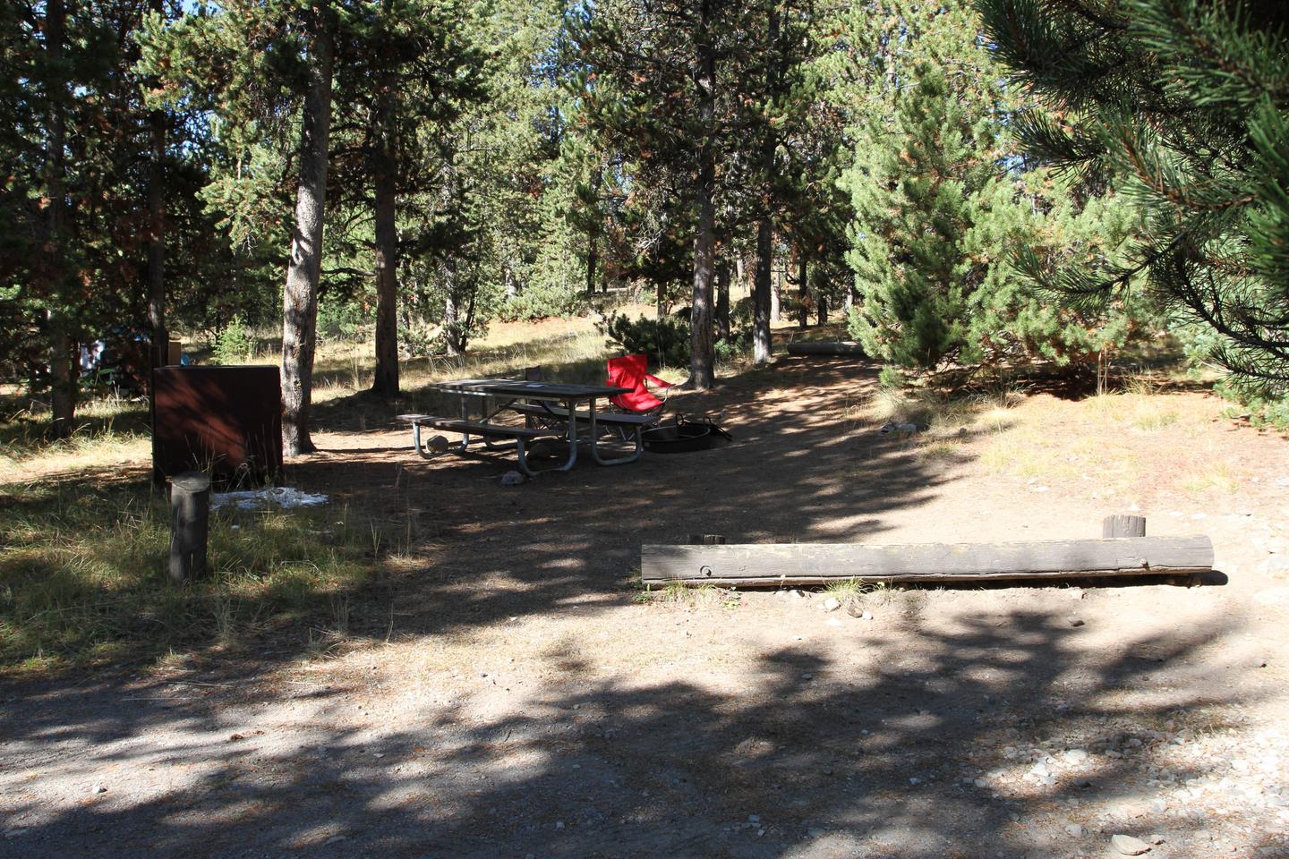 Indian Creek Campground site #37..Indian Creek Campground site #37