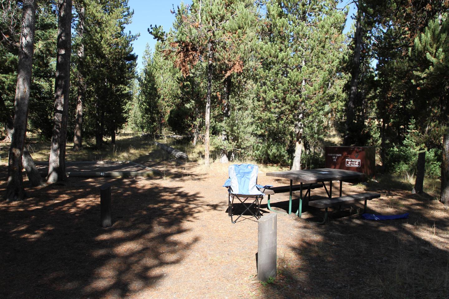 Indian Creek Campground site #40