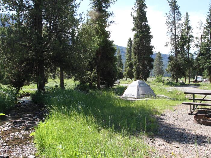 Pebble Creek Campground site #16