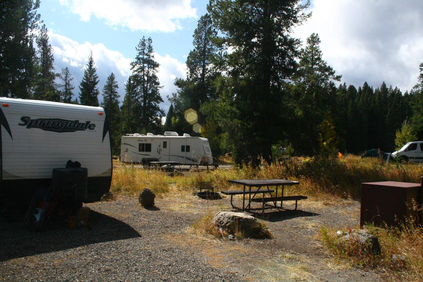 Pebble Creek Campground site #17