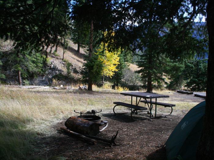 Pebble Creek Campground site #21
