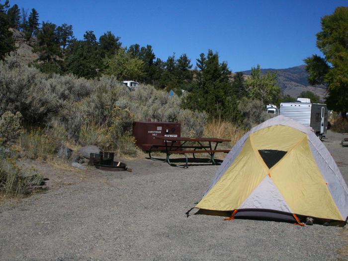 Mammoth Campground site #3
