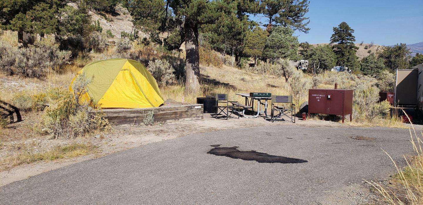 Mammoth Campground site #15