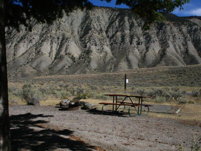 Mammoth Hot Springs Campground Site 27