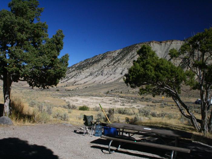 Mammoth Hot Springs Campground Site 34