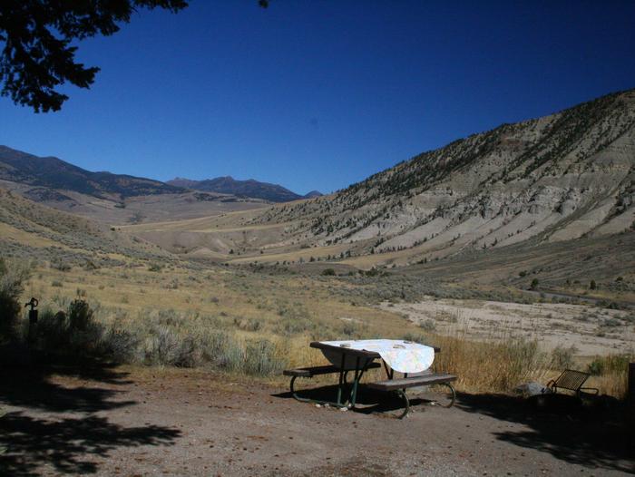 Mammoth Hot Springs Campground Site 35