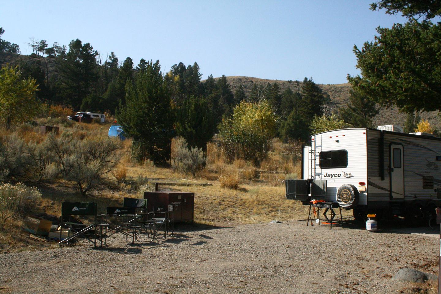 Mammoth Hot Springs Campground Site 40
