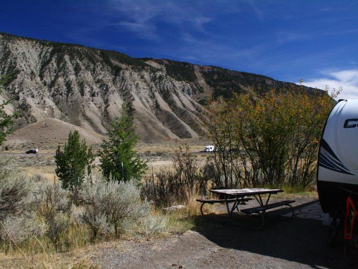 Mammoth Hot Springs Campground Site 44