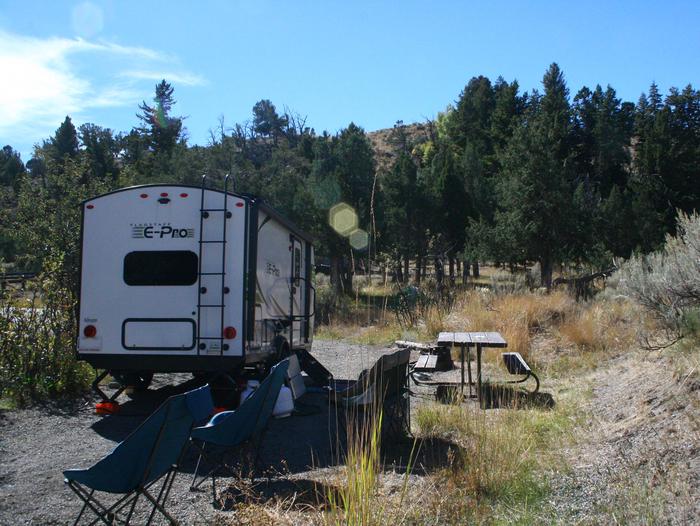 Mammoth Hot Springs Campground Site 49