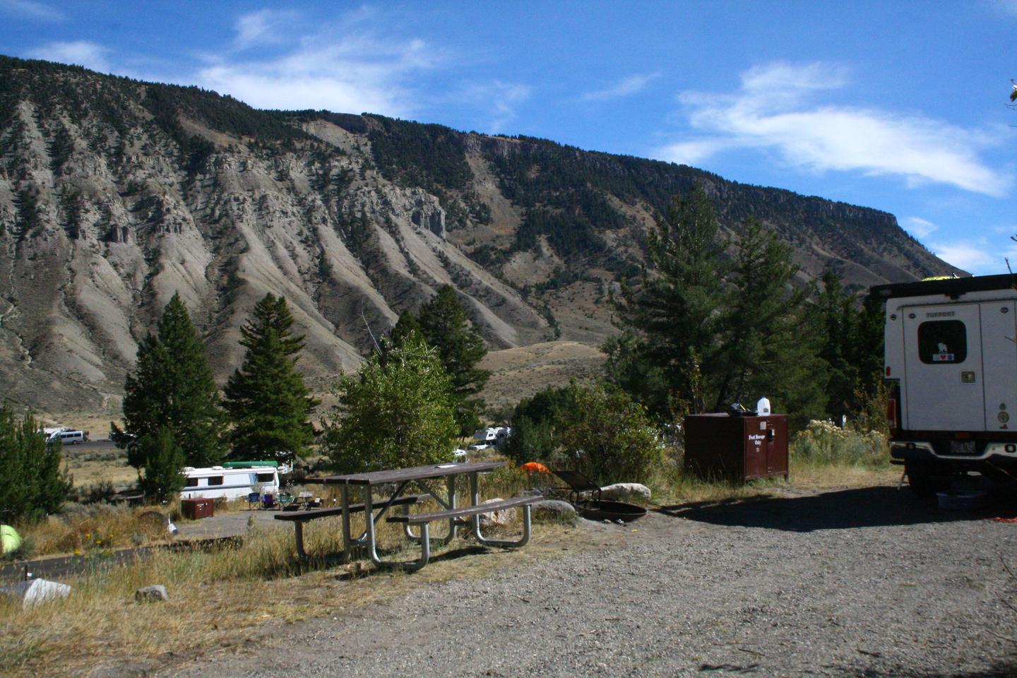 Mammoth Hot Springs Campground Site 51
