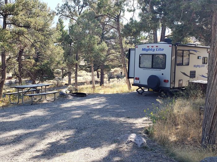 Mammoth Hot Springs Campground Site 54