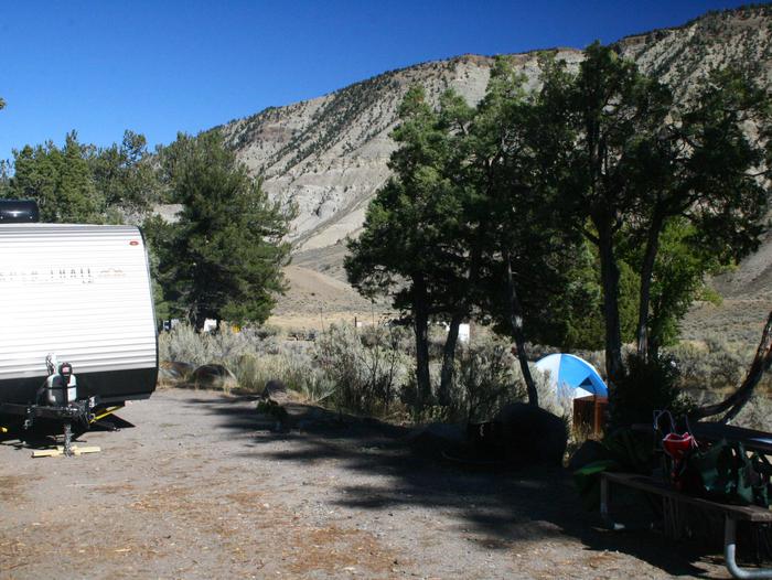Mammoth Hot Springs Campground Site 57